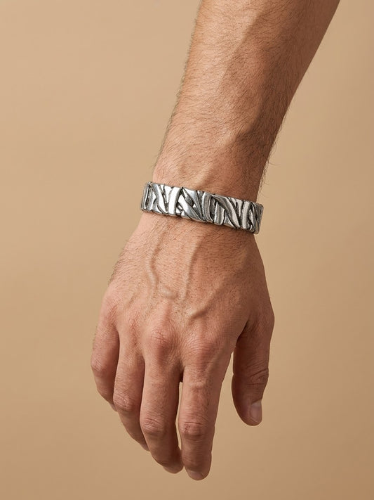 Silver Men Affordable Bracelet