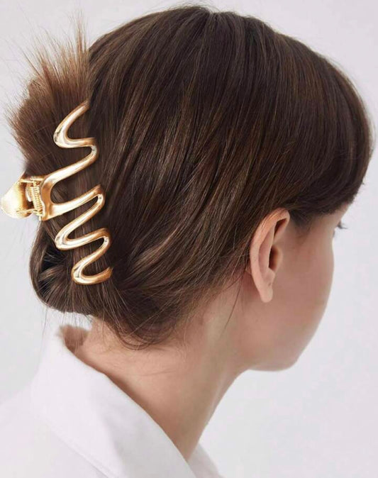 Wave-Shape Claw Clip