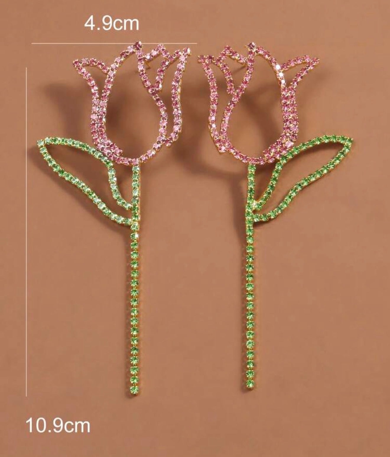 The Rosé Tulip Earrings