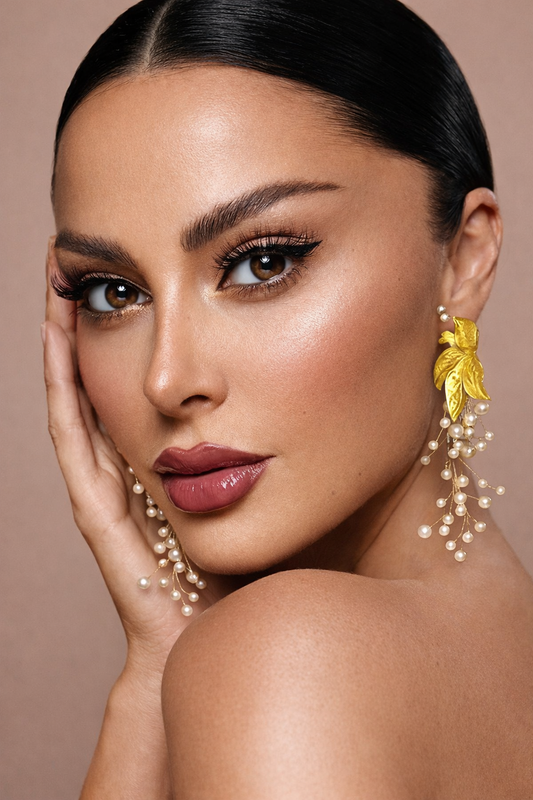 Orchid D’Or Earrings