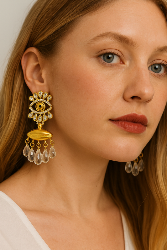 Evil Eye Statement Earrings