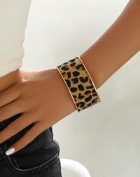 Leopard Horse Hair Bangle
