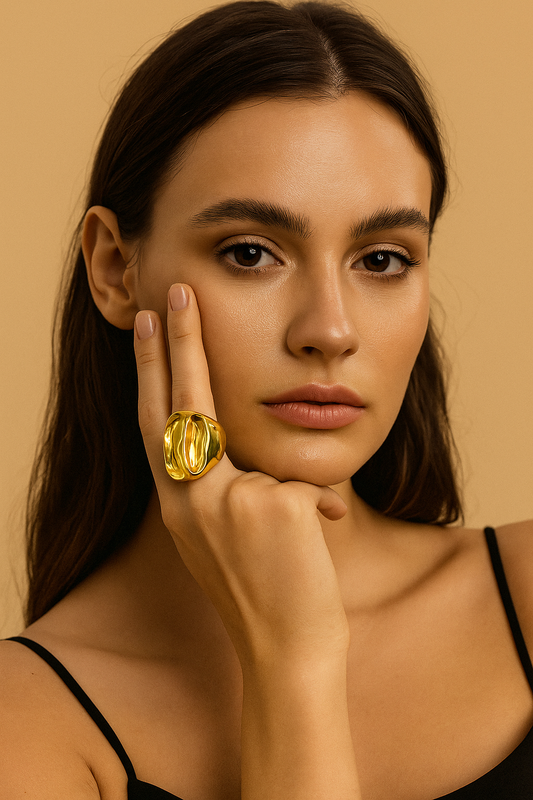 Chunky Gold Ring