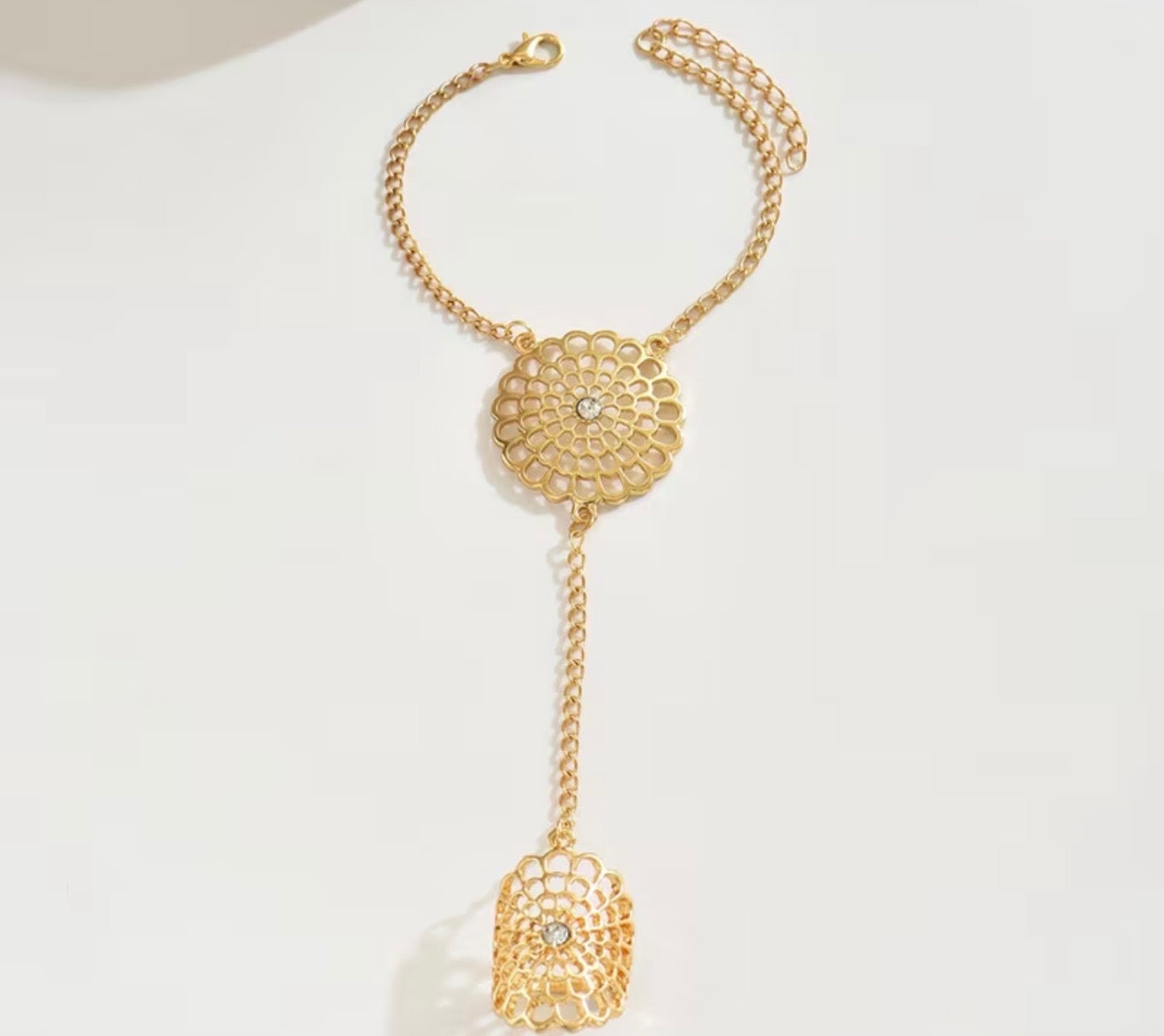 Arabian Lily Hand Bracelet