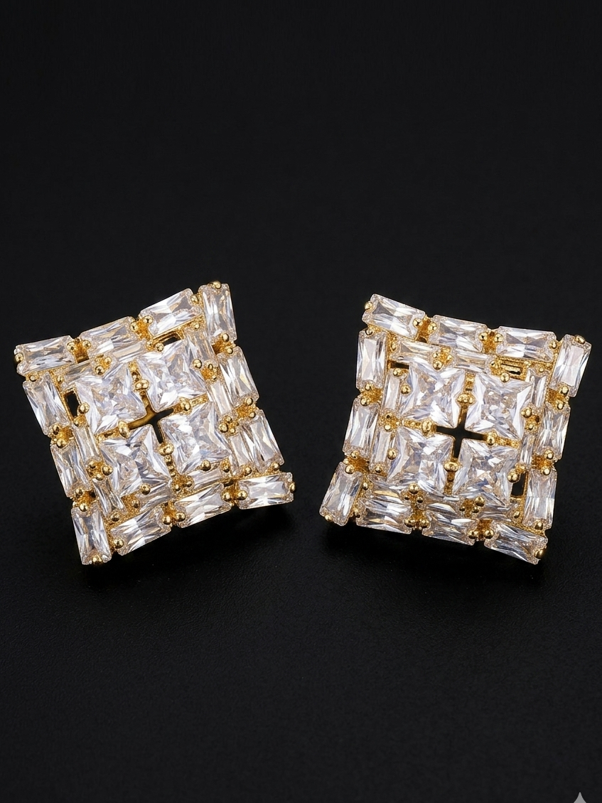 Carrée Soirée Earrings