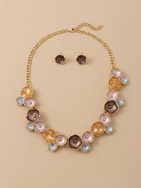Lavande Précieuse Earrings and Necklace Set