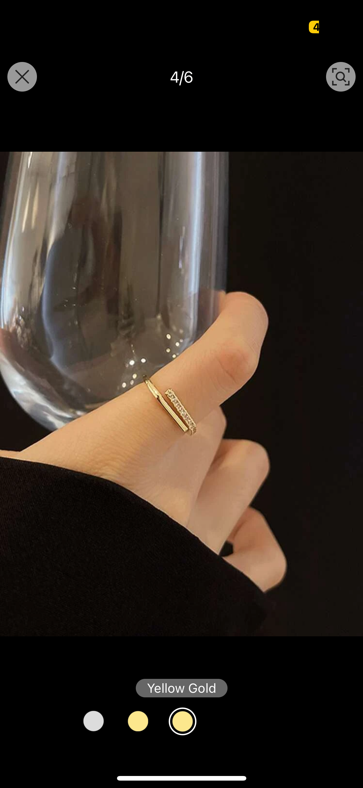 Classy Straight Wrap Ring