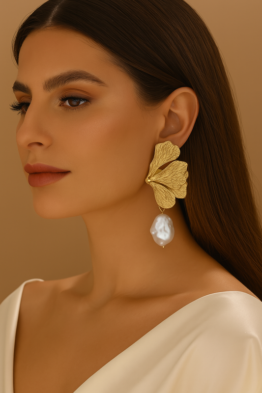Baroque Pearl Drop Earrings