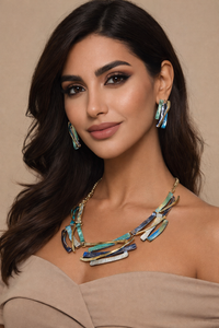 Turquoise Golden Set