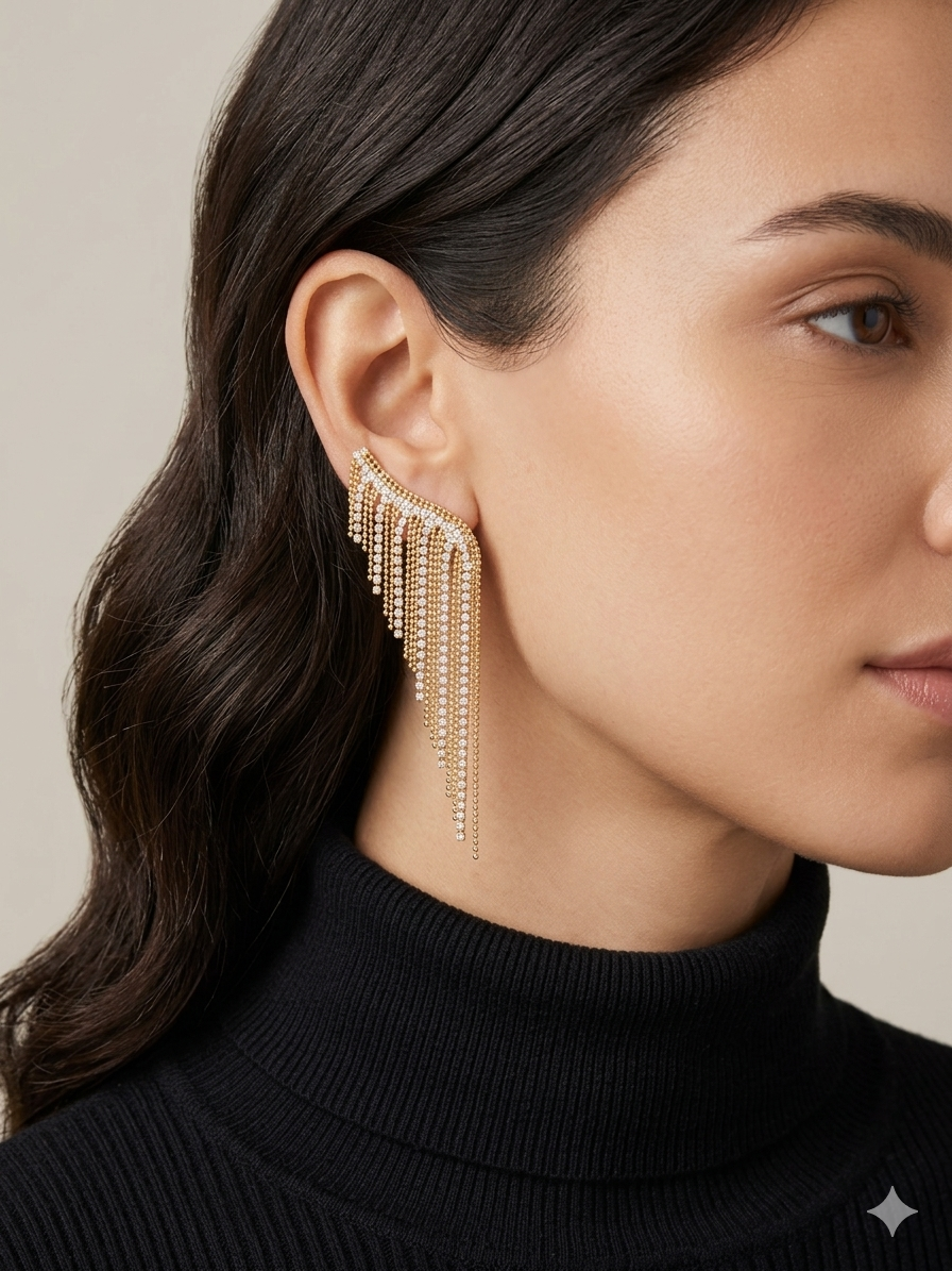 Ruisseau de Diamants Earrings