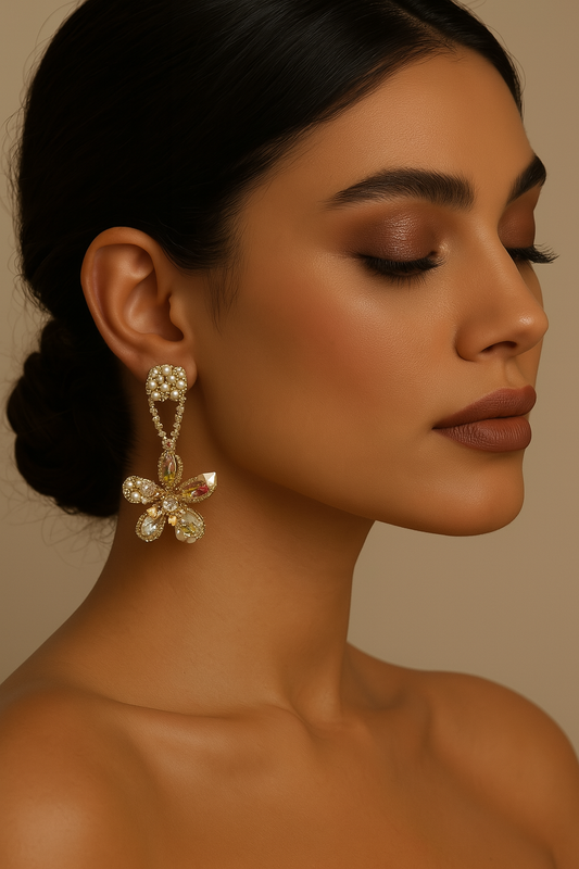 Sterling Silver Dangling Handmade Earrings
