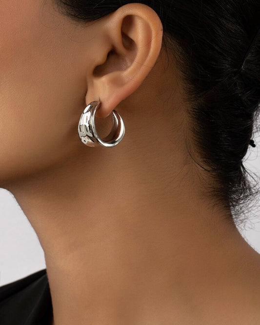 Silver Hoop Earrings