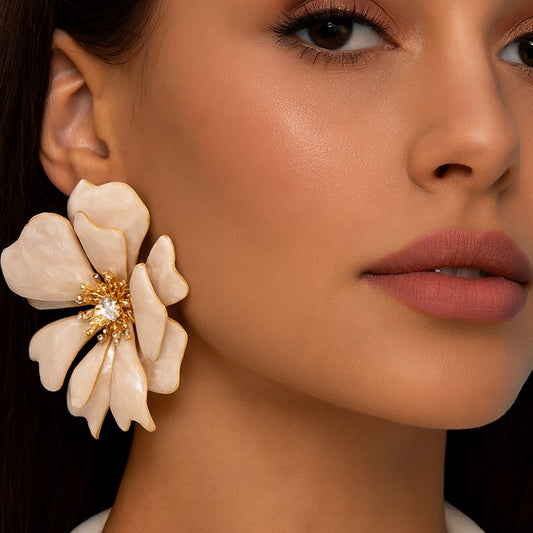 Crystal Dusty Pink Earrings