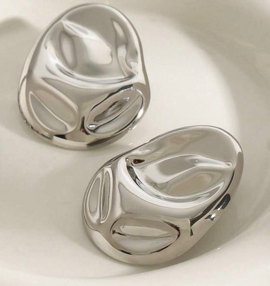 Irregular Stainless Steel Earrings