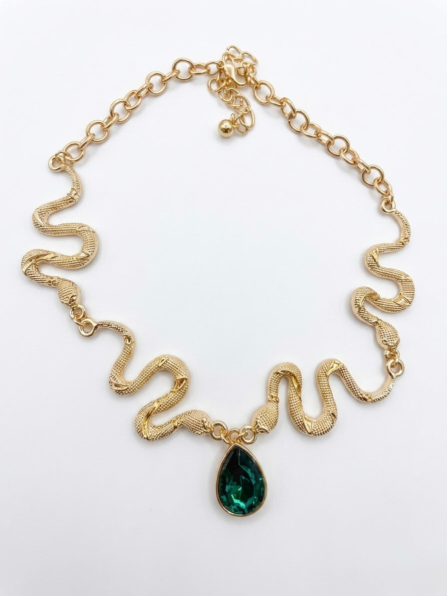 Serpente d’Émeraude Necklace