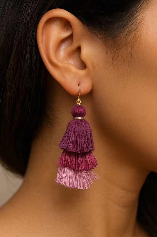 Colourful Tassel Earrings