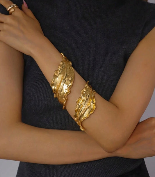 Leaf Statement Bracelet