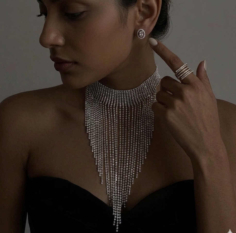Collier “Cascade Dorée”