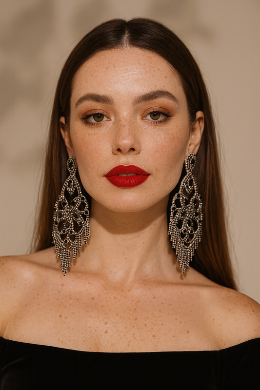 Black Baroque Earrings