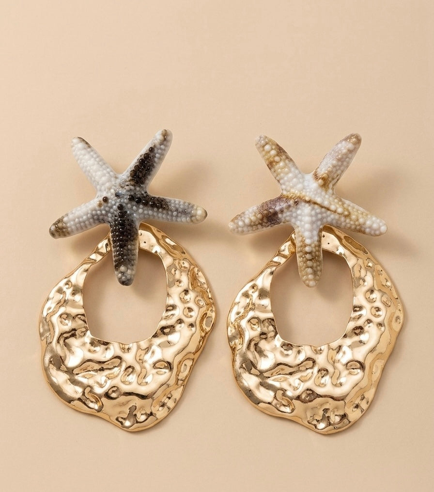 Coquillage Doré Earrings