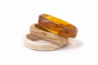 Trio Marbré Bangle Set