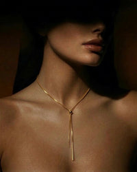 Classic Lily Stainless Steel Necklace