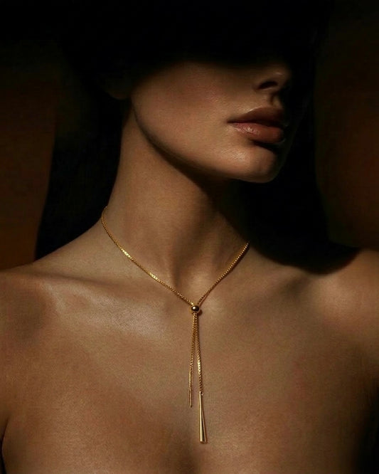 Classic Lily Stainless Steel Necklace