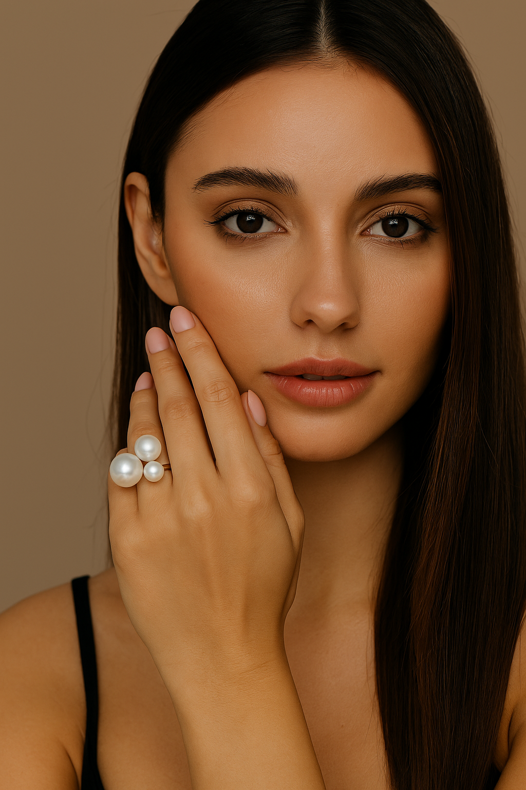 Open Pearl Ring