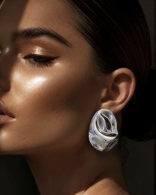 Irregular Stainless Steel Earrings