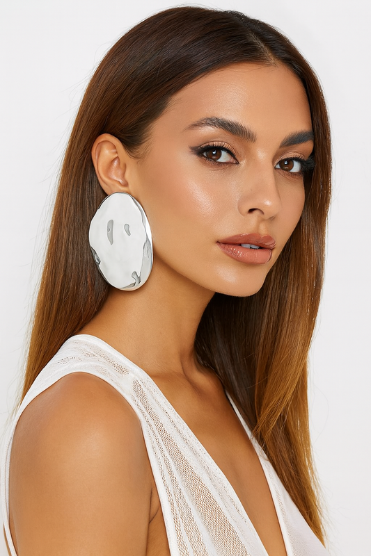 Steel Mirror Earrings