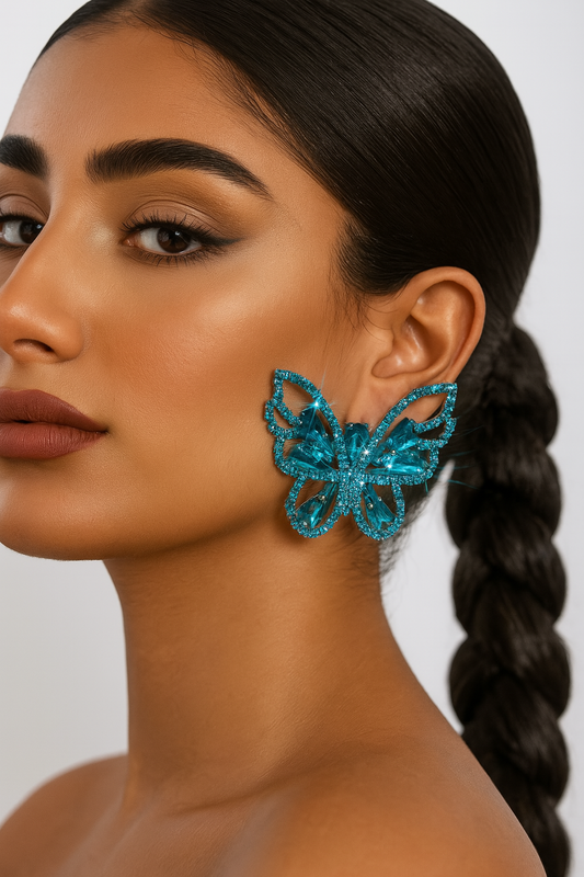 Turqouise Papillon Earrings