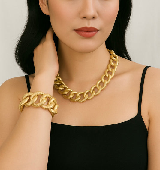 S’ Chain Necklace & Bracelet