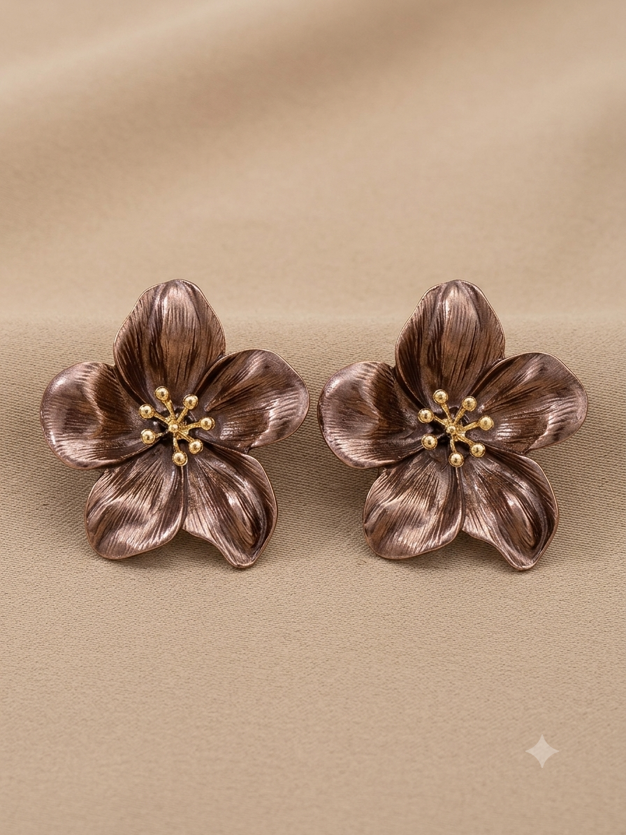 Fleur Ambrée Earrings