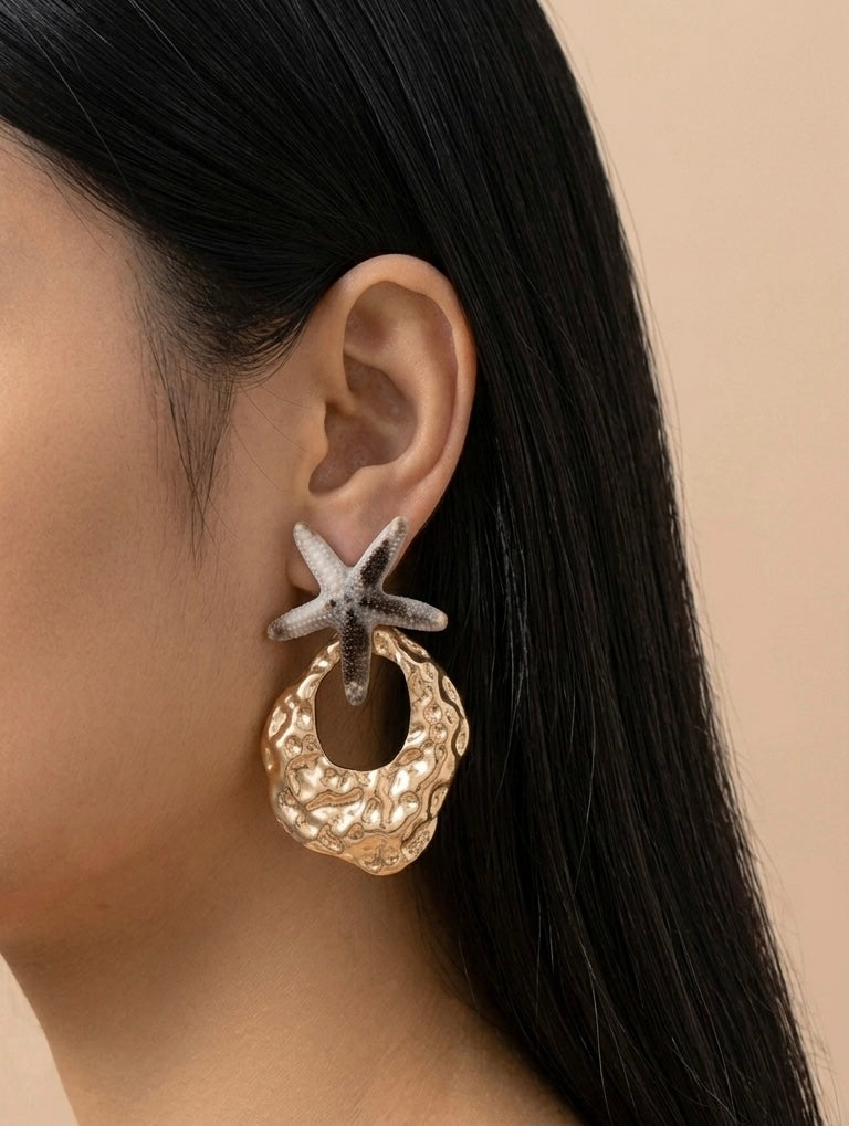 Coquillage Doré Earrings