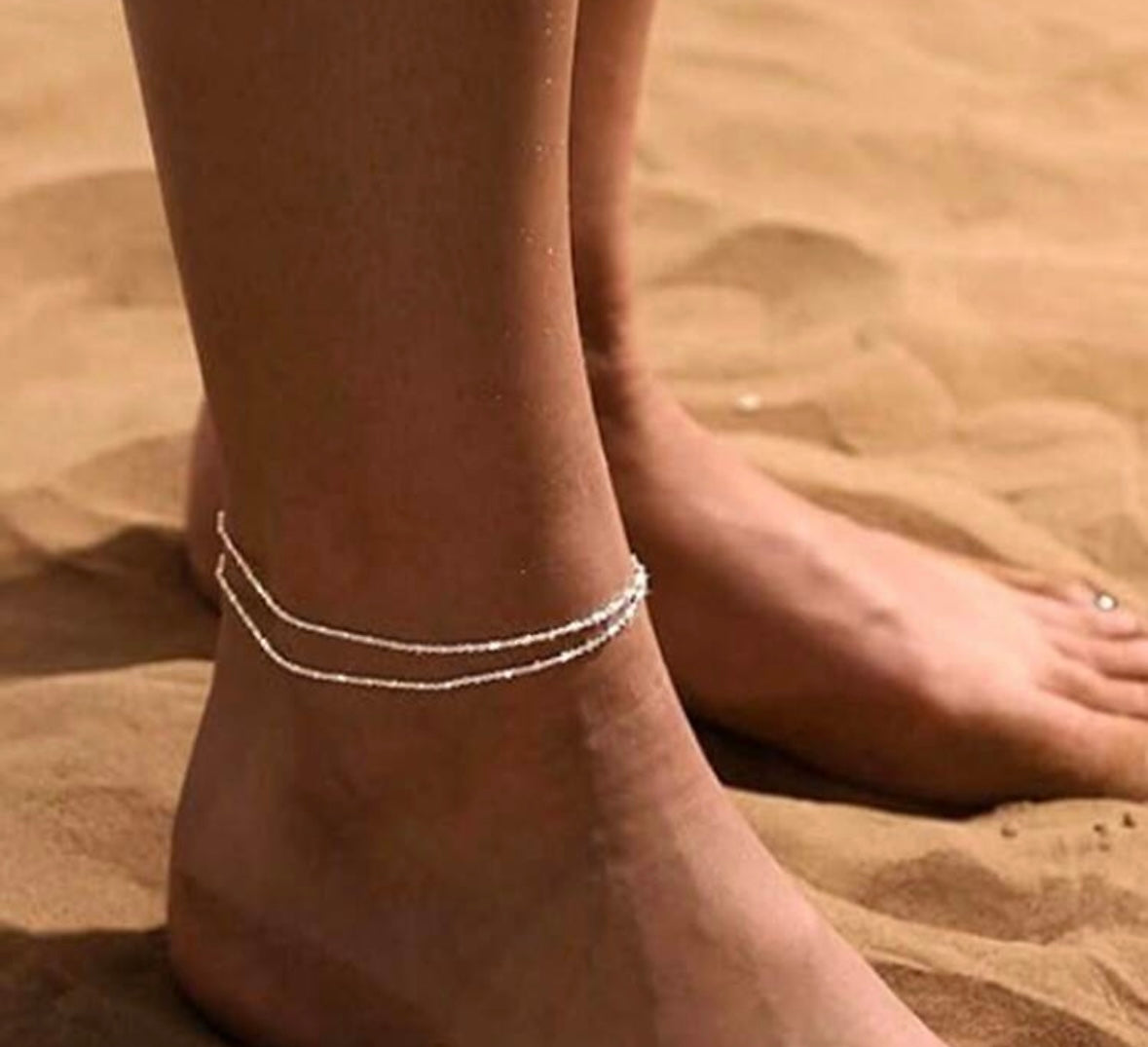 Super Shiny Double Anklet