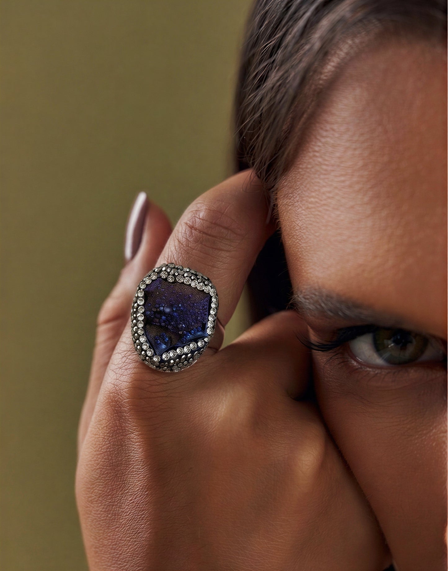 Blue Lagoon Statement Ring