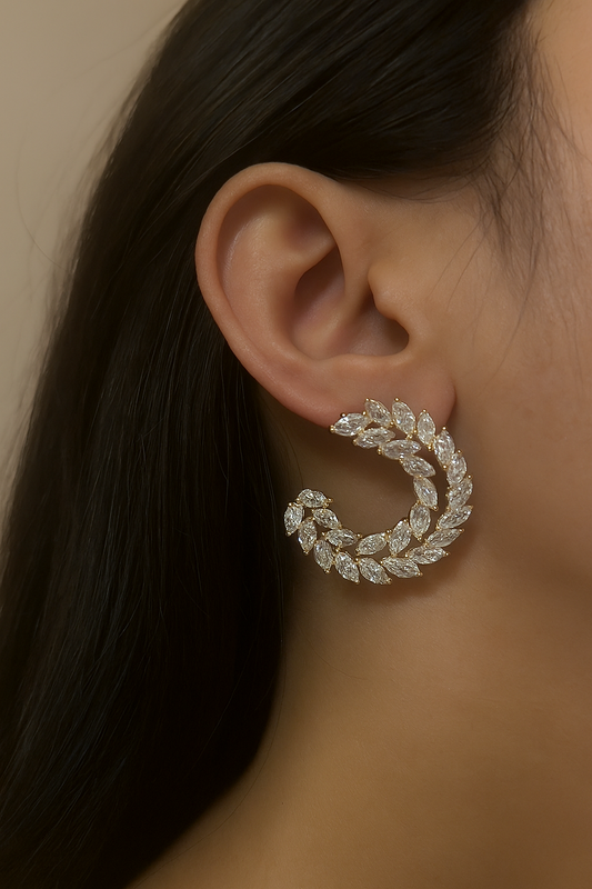 Golden Soirée Earrings