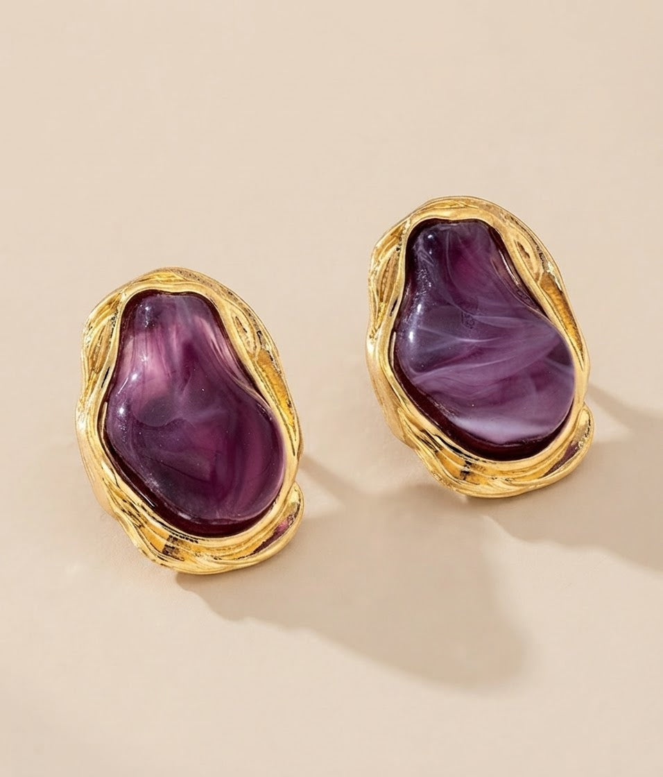 Perle Violette Earrings
