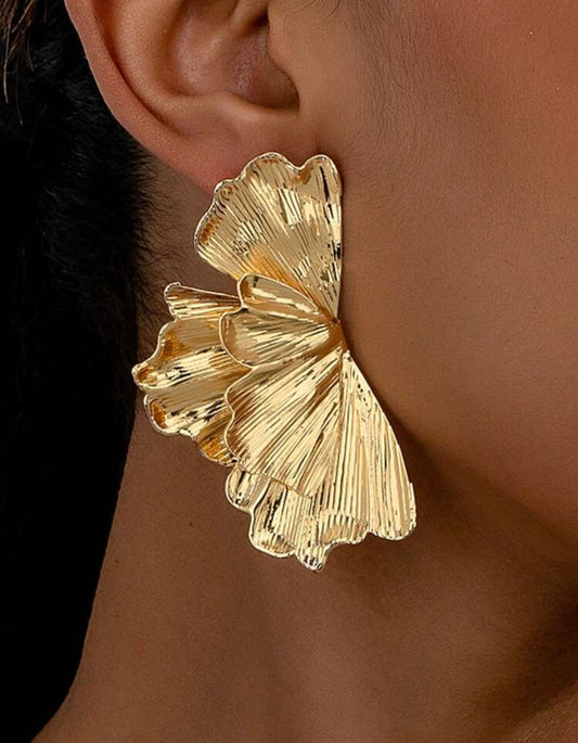 Gold Arena Earrings