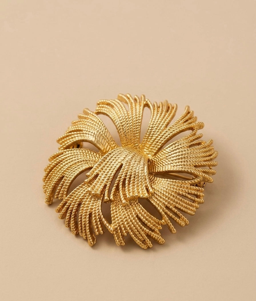 Golden Lily Brooch