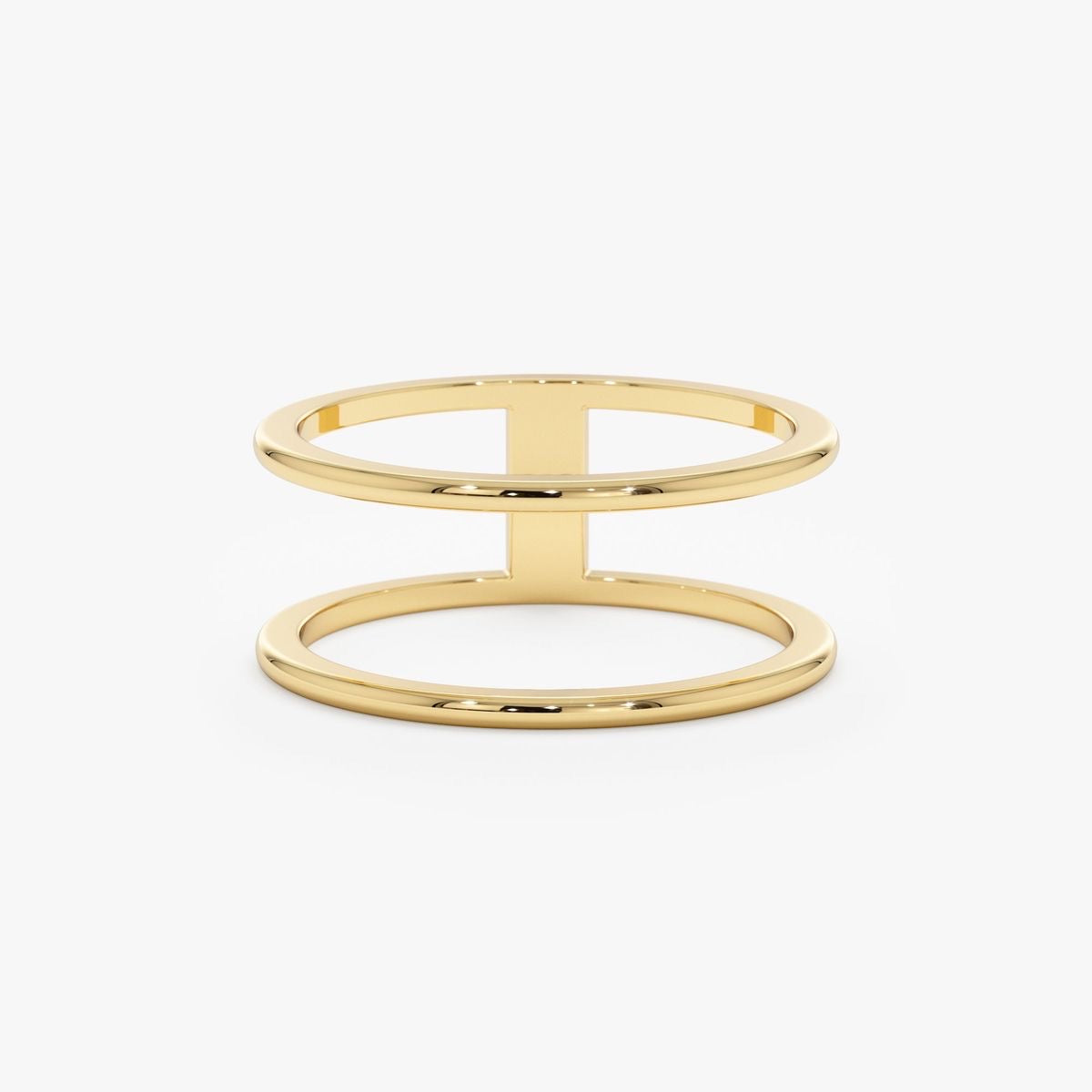 One Piece Double Ring