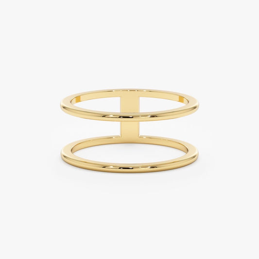 One Piece Double Ring