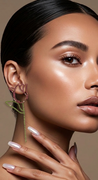 The Rosé Tulip Earrings