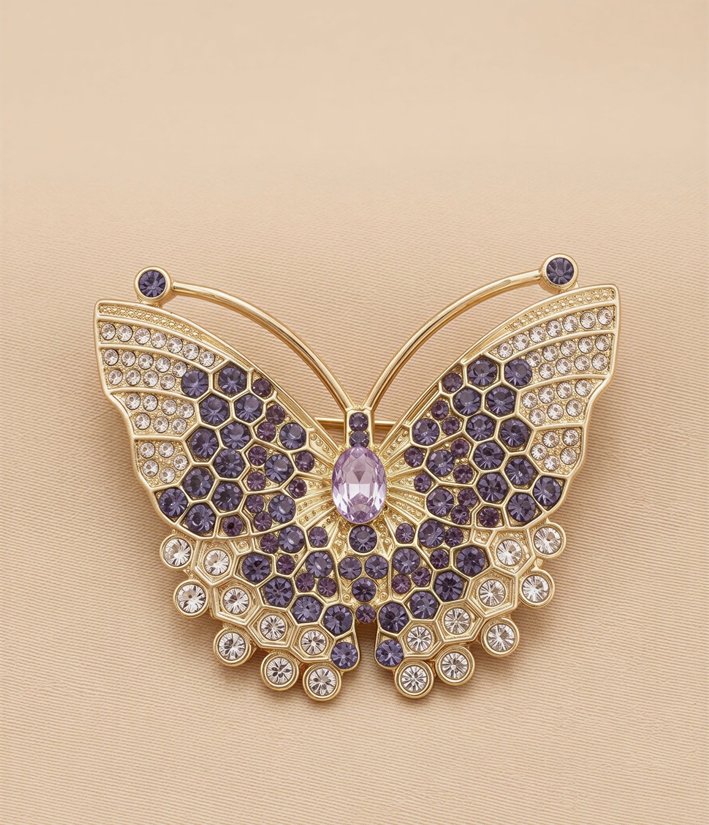 Vole Papillon Brooch