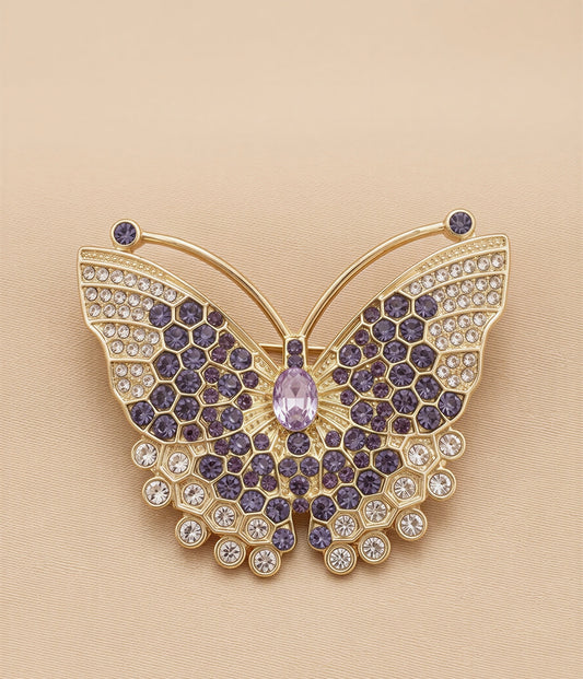 Vole Papillon Brooch