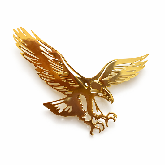 Golden Eagle Brooch