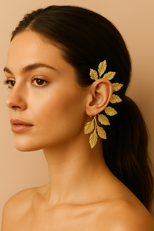 Floral Ear Cuff