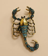 Le Scorpion d'Or Brooch