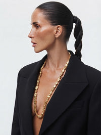 Long Gold Style Necklace