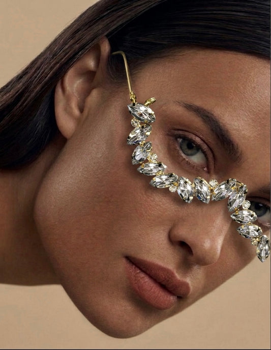 Rhinestone Statement Eye Frame